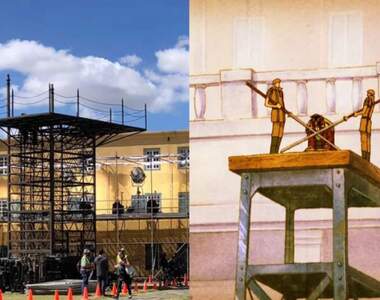 航海王真人電視劇《片場照片曝光》羅格鎮處刑台、海上餐廳芭拉蒂、梅利號都出來了