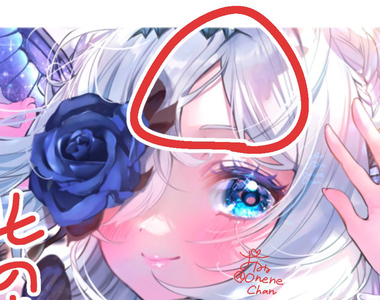 《額頭上的白色三角形》繪師吐槽怎麼有人不懂那代表反光？甚至還質疑他忘記上色了？