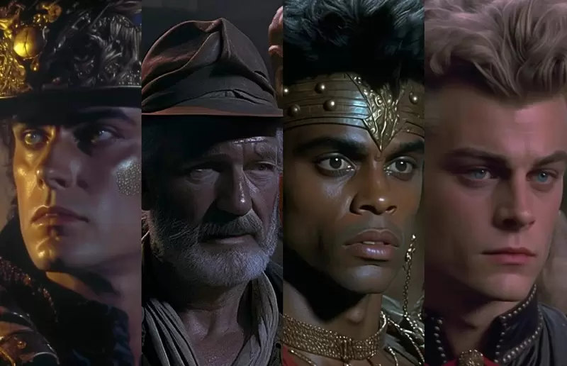 用AI生成的《1987年電影版星塵遠征軍》無論畫面跟角色都非常有80年代的電影氛圍 用AI生成的《1987年電影版星塵遠征軍》無論畫面跟角色都非常有80年代的電影氛圍