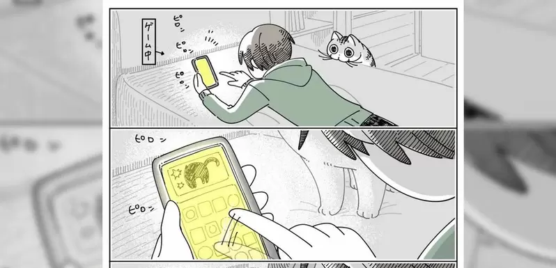 《貓貓的佔有慾表現》玩手機的時候就愛搶走主人的手手