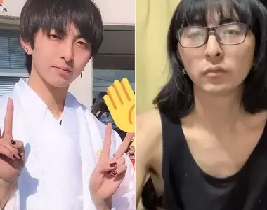 《成人式當天與出社會3年後的對比照片》本來還是個白淨底迪,但經過公司洗鍊之後呈現的模樣反差超大