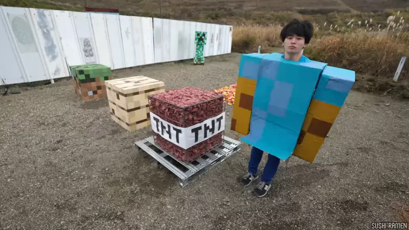 狂賀頻道破600萬訂閱《SUSHI RAMEN Riku點燃100斤鞭炮慶祝》順便看看能不能烤熟蘋果跟香腸 狂賀頻道破600萬訂閱《SUSHI RAMEN Riku點燃100斤鞭炮慶祝》順便看看能不能烤熟蘋果跟香腸