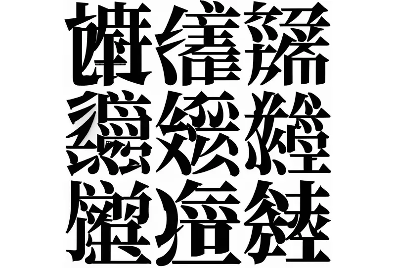《讓AI學習文字的結果》日本網友創造異形字體 免費公開歡迎大家下載活用