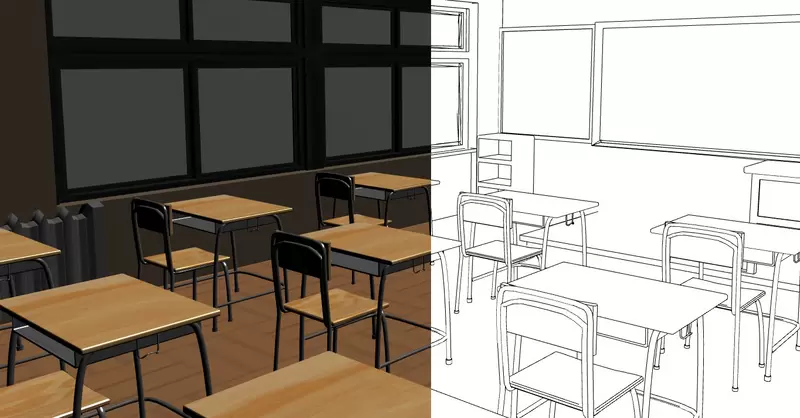 《日本網友製作線上線稿工具》3D模型輕鬆轉換精美線稿 完全免費任你用超佛心