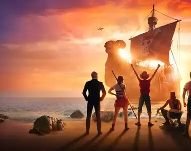 真人版《NETFLIX航海王》首張海報釋出，但網友卻深陷索隆迷路片場PS圖而且深深無法自拔XD