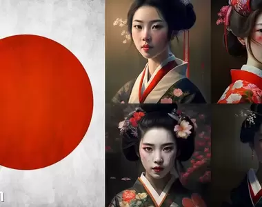 《AI描繪的各國女性風情》電腦似乎很懂得各國傳統服飾的特色啊