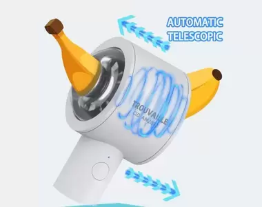 國外推出《高科技智慧感應洗蕉機》提供多種振動頻率跟力道設計,這...真的是拿來洗香蕉的嗎?