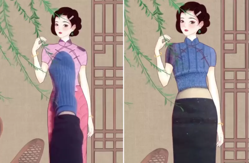 【有片】這樣脫襪子太性感！男子挑戰《女裝填空》女子的UU就用男子OO來填滿吧！