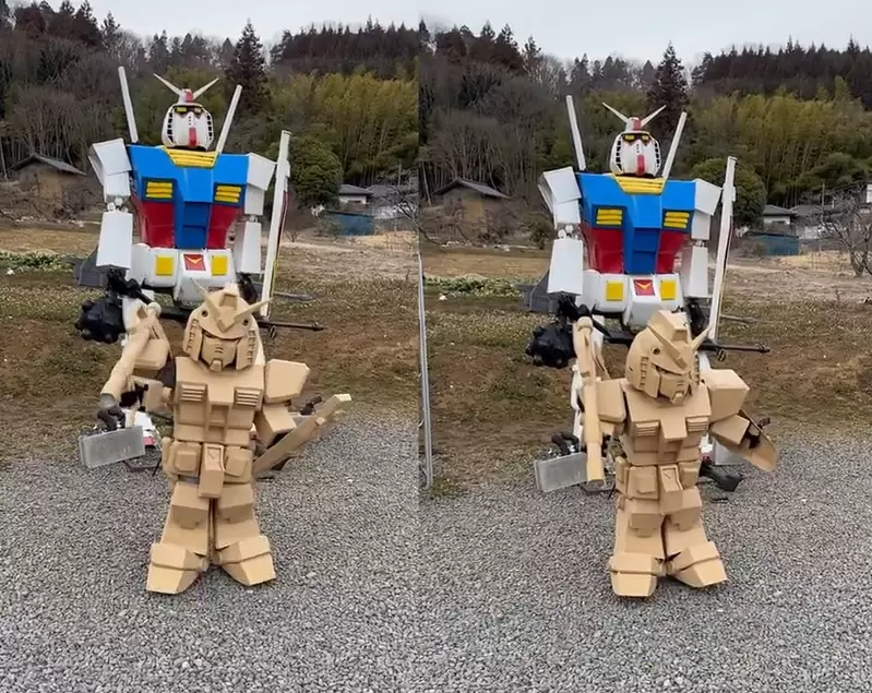 網友製作《硬紙板小小鋼彈》頭大身體小的迷你比例超可愛❤ 網友製作《硬紙板小小鋼彈》頭大身體小的迷你比例超可愛❤