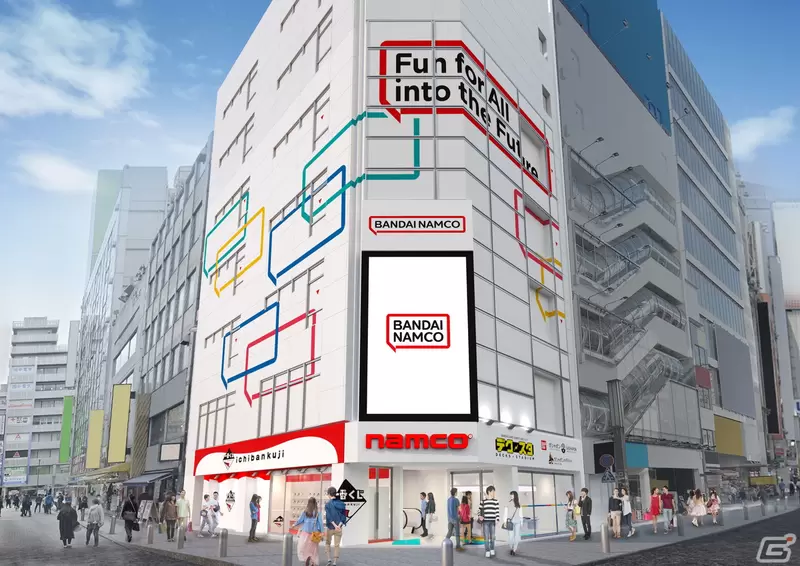 《namco秋葉原店》開幕～1樓就是《秋葉原一番賞官方店》不用再擔心去日本找不到哪可以抽了～