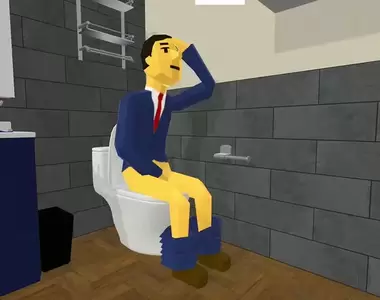 Switch小遊戲《沒衛生紙惹!》現已推出,趕緊幫助那些上大號沒東西可擦的大叔吧