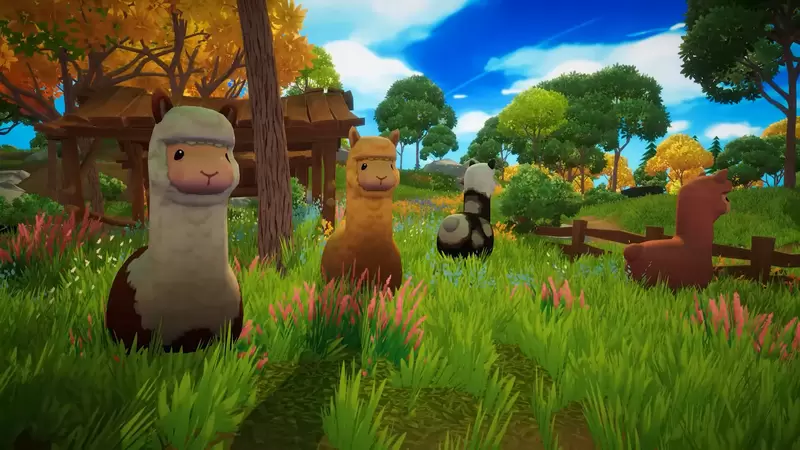 打造一塊羊駝樂園《Everdream Valley》可以飼養草泥馬的種田遊戲