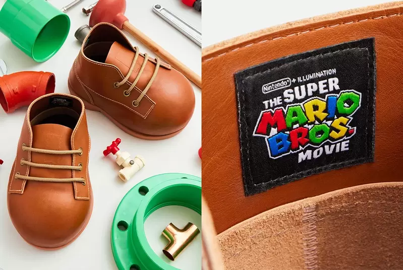 實體化《瑪利歐皮靴》Red Wing與任天堂合作，替電影宣傳打造角色鞋子