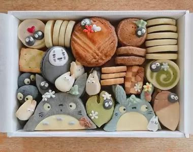 情人節禮物《吉卜力角色餅乾》老公收到妻子花了一個月時間製作的點心