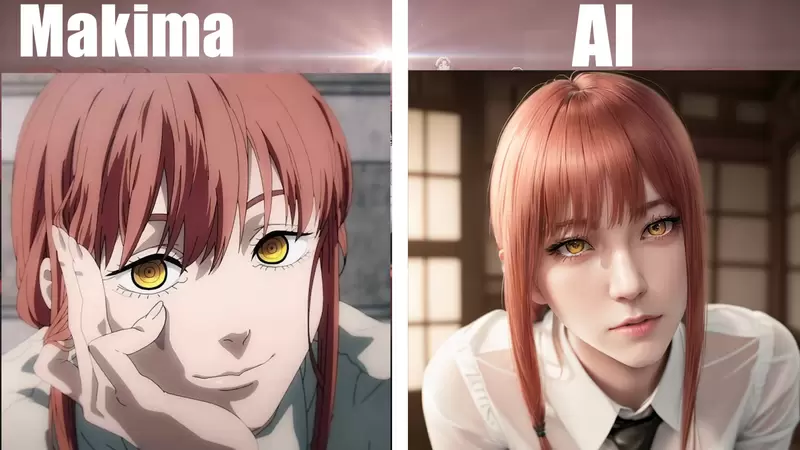 AI技術角色真人化《鏈鋸人》這麼漂亮的真紀真,換作是我也想要跟她玩親親或做色色的事... AI技術角色真人化《鏈鋸人》這麼漂亮的真紀真,換作是我也想要跟她玩親親或做色色的事...