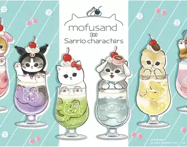 mofusand《貓福珊迪×三麗鷗》聯名限定咖啡廳 誰能抵擋這可愛小貓咪呢