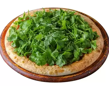 大草原不可避《日本必勝客推出香菜pizza》官方表示:氣味相當強烈,請勿在約會時食用