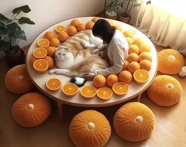《讓AI畫暖桌與橘子》日本冬天的悠閒日常風景 為什麼會變得如此詭異又恐怖?