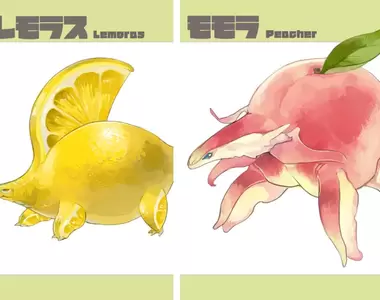 這不是寶可夢！《擬獸化圖鑑》 日本擬獸化角色設計師「靜物獸化」你看到的香蕉可不是香蕉！是香蕉獸！