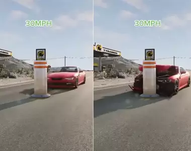 《模擬大型車禍現場》時速418km撞下去直接變成一團鐵