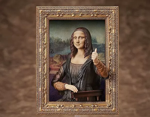 figma桌上美術館《蒙娜麗莎的微笑》不但能擺出各種動作甚至還能走出畫框