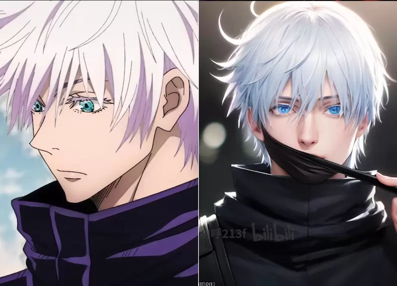 AI技術角色真人化《咒術迴戰》令人歎為觀止的「最強」咒術師登場〝帥爆〞