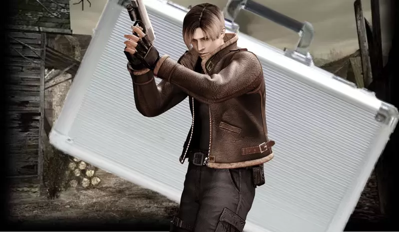 《惡靈古堡4道具箱問題》衝鋒槍、狙擊槍、火箭筒跟一堆補品，到底是怎麼塞進公事包裡的(抓頭)