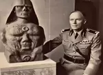 江湖傳言《德國納粹在南極跟埃及發現古代遺物》這座雕像的頭盔讓我想起了黑武士,這肯定是錯覺XD 江湖傳言《德國納粹在南極跟埃及發現古代遺物》這座雕像的頭盔讓我想起了黑武士,這肯定是錯覺XD