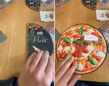 《最簡單明瞭的PIZZA店菜單》樣子直接印刷給你看,客人再也不用擔心點錯啦