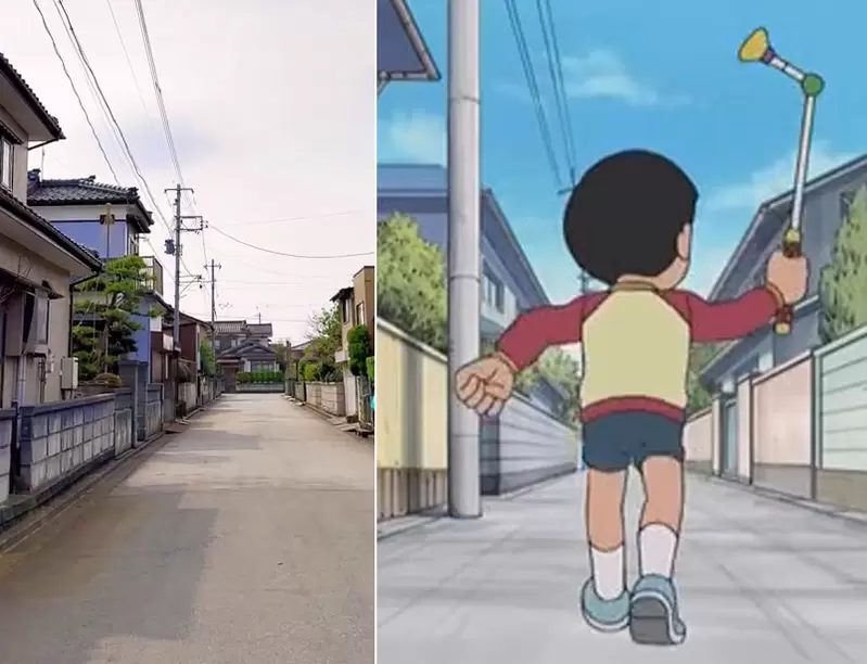 《如哆啦A夢世界般的現實場景》真希望下個轉角會有個咬著銅鑼燒的機器貓跑出來