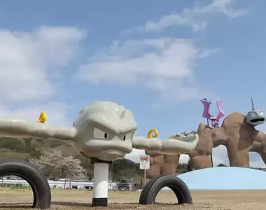 《岩手縣小拳石公園》上週4月28號正式開幕,是所有岩石系寶可萌聚集的開心樂園