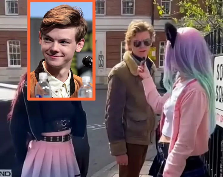 街訪遇到大明星《湯瑪士·桑格斯特》好笑的是女網紅竟然一點都不認識他