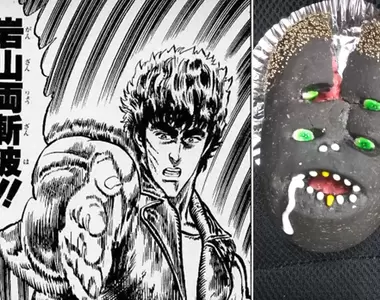 《北斗神拳雜魚感麵包》一口咬下紅色覆盆子奶油溢出還能給人爆漿效果!?