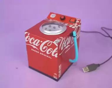 DIY打造《可樂鋁罐洗衣機》USB供電還具備真的清洗效果~超讚(拇指)