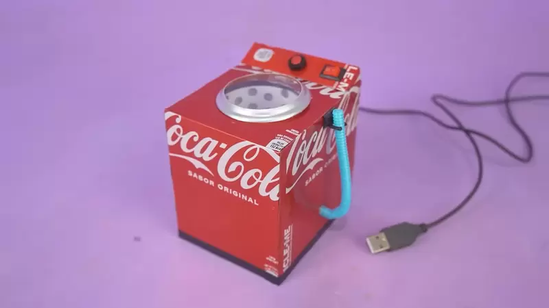 DIY打造《可樂鋁罐洗衣機》USB供電還具備真的清洗效果~超讚(拇指) DIY打造《可樂鋁罐洗衣機》USB供電還具備真的清洗效果~超讚(拇指)