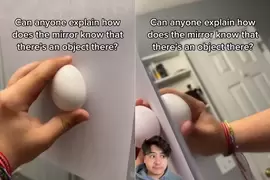《為什麼擋住鏡子還是能看見東西》網路上有一群人完全無法理解這種現象... 《為什麼擋住鏡子還是能看見東西》網路上有一群人完全無法理解這種現象...