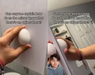 《為什麼擋住鏡子還是能看見東西》網路上有一群人完全無法理解這種現象...