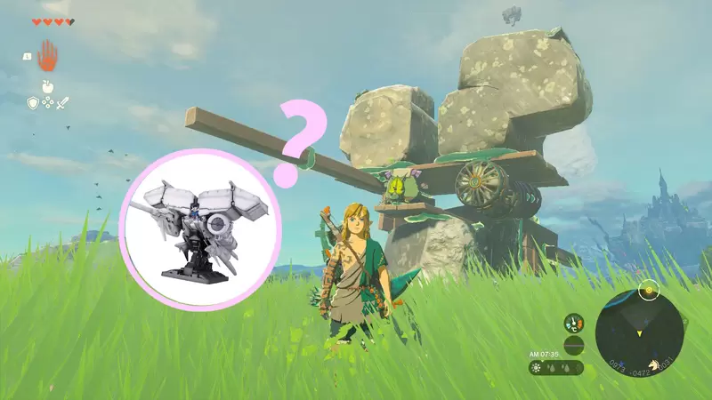 各種搞笑玩法《薩爾達傳說 王國之淚》玩到這裡有誰記得這遊戲本來要幹嘛嗎？