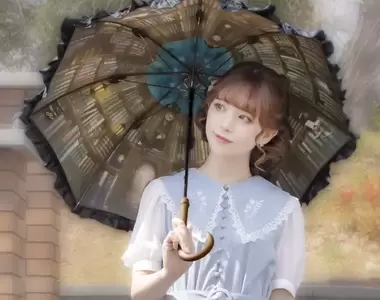 魔法使的秘密圖書館《晴雨傘》Felissimo魔法部 × Apleberute 推出趣味的魔法系商品