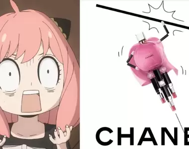《CHANEL》廣告產品造型撞臉顏藝天花板「安妮亞」究竟是巧合呢?還是巧合呢?還是巧合呢...