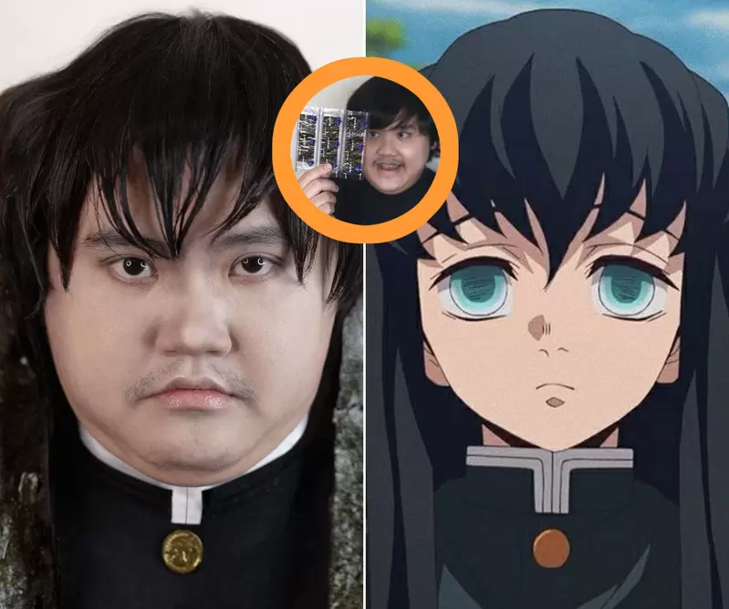 低成本Cosplay《鬼滅之刃》這個男人的創作沒有極限