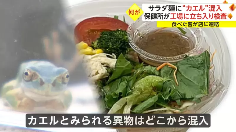 丸龜製麵出問題《新品搖搖烏龍麵出現青蛙》商品緊急下架，網友不反感並表示這應該是蔬菜夠新鮮啦