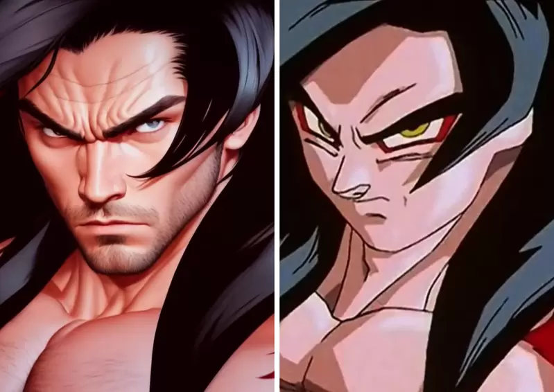 AI技術角色真人化《七龍珠GT》超賽4悟空的模樣也太MAN了吧 AI技術角色真人化《七龍珠GT》超賽4悟空的模樣也太MAN了吧