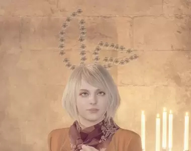 網友實測《惡靈古堡4重製版 彈孔效果》可以拿來畫畫嗎？打下來的彈痕是不是可以保留到過場動畫？