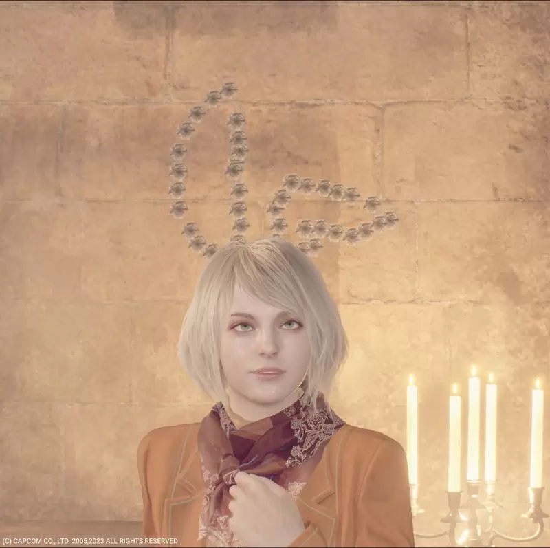 網友實測《惡靈古堡4重製版 彈孔效果》可以拿來畫畫嗎？打下來的彈痕是不是可以保留到過場動畫？