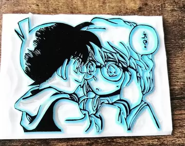 《橡皮擦印章雕刻達人》巧手還原「名偵探柯南:黑鐵的魚影」電影版名場面