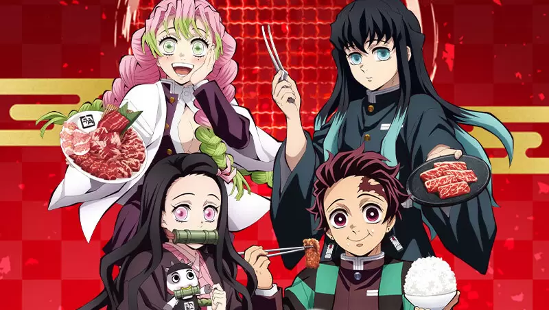 《鬼滅之刃╳烤肉店合作活動》禰豆子只能看著大家吃烤肉？炭治郎被說成是鬼畜哥哥了