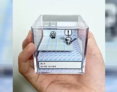 《初代寶可夢場景模型》以前玩的時候還真的有種衝動看到有水的地方就甩竿