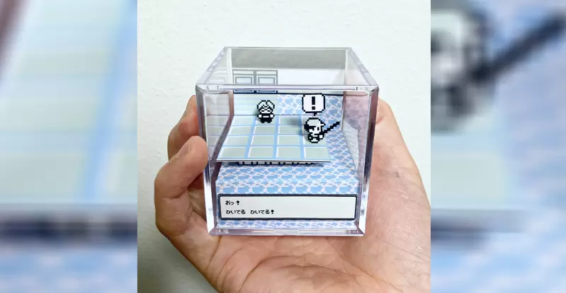 《初代寶可夢場景模型》以前玩的時候還真的有種衝動看到有水的地方就甩竿