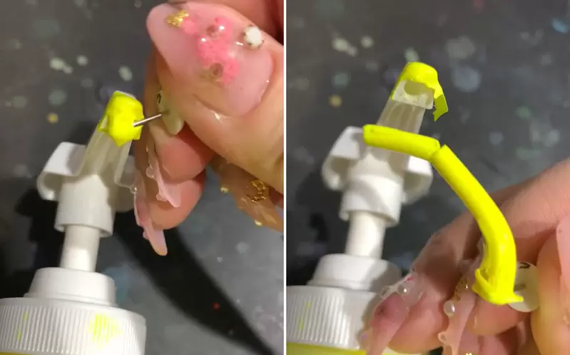 意外爽感《從顏料罐中抽出乾掉的顏料》拉出一條巨龍是全天下最爽的事情